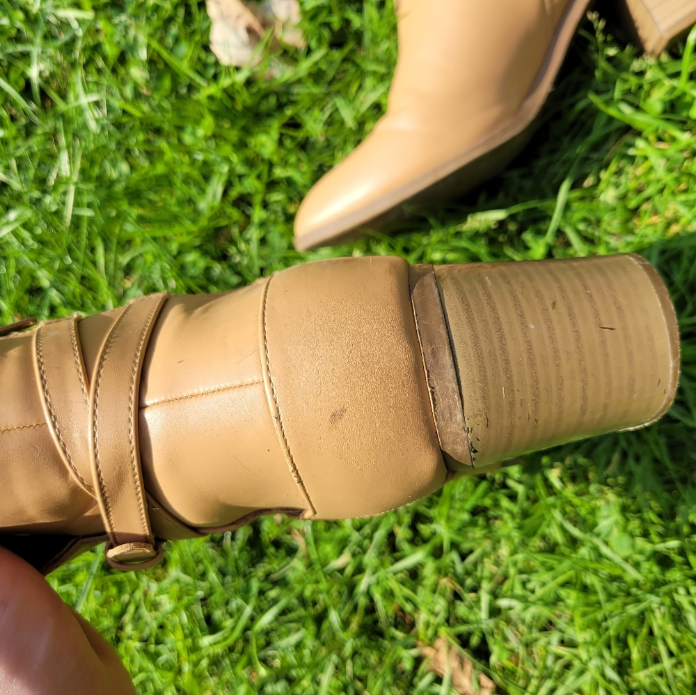 Tan fall booties - Picture 5 of 6